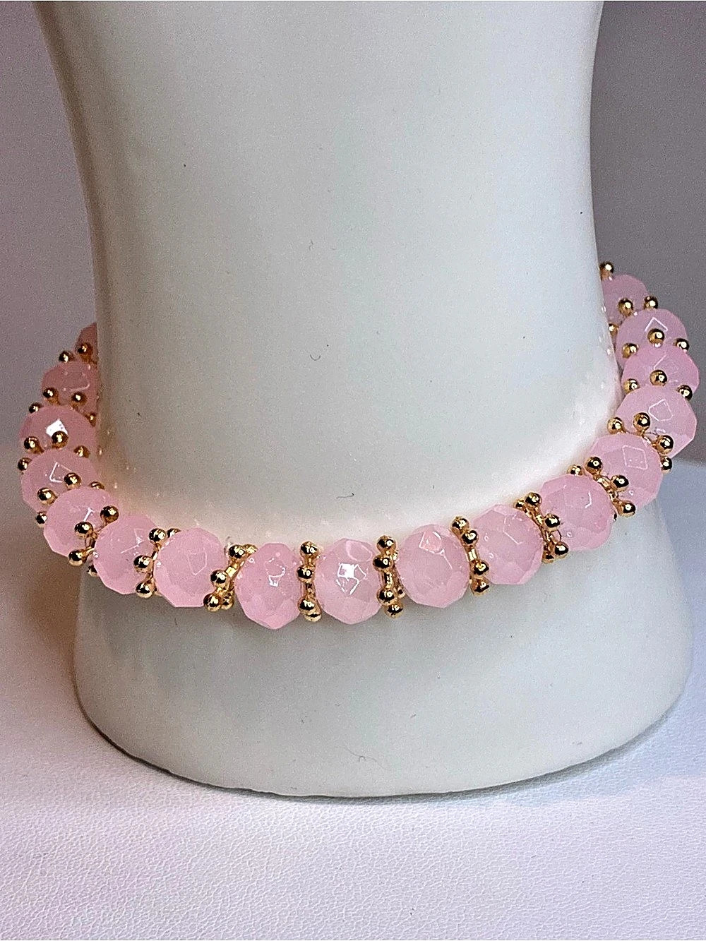 Pink Beaded Bracelet